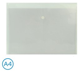 Obal spisov s klopou a drukem A4 LUMA,transparentn