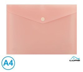 Obal spisov s klopou a drukem A4 pastel LUMA,rov