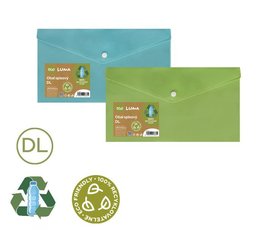 Obal spisov s klopou a drukem DL, ECO LUMA