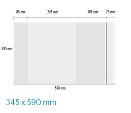 Obal univerzln 130 mic,ATLAS 345x590mm LUMA