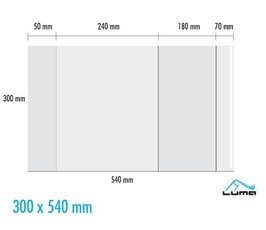 Obal univerzln 90 mic,300x540mm LUMA