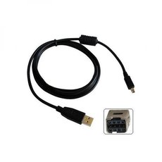 Kabel USB (2.0), USB A M- 8 pin M, 1.8m, ern, Logo, MINOLTA