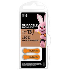 Baterie zinkovzdun, ZA13, PR48, AC13, DA13, do naslouchadel, Duracell, blistr, 6-pack, 42436