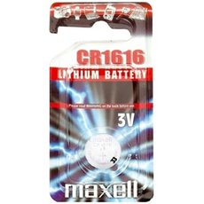 Baterie jednorzov lithiov, knoflkov, CR1616, 3V, Maxell, blistr, 1-pack