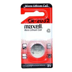 Baterie lithiov, CR2032, 3V, Maxell, blistr, 1-pack