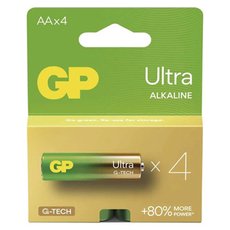 Baterie alkalick, AA (LR6), AA, 1.5V, GP, blistr, 4-pack, ULTRA