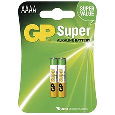 Baterie alkalick, AAAA, 1.5V, GP, blistr, 2-pack, speciln