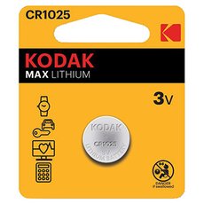 Baterie jednorzov lithiov, knoflkov, CR1025, 3V, Kodak, blistr, 2-pack, KOD-1025BL2