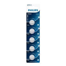 Baterie lithiov, CR2016, CR2016, 3V, PHILIPS, blistr, 5-pack, CR2016P5/01B, knoflkov, 75 mAh