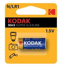 Baterie jednorzov alkalick, speciln, LR1, 1.5V, Kodak, blistr, 1-pack, KOD-LR1, alkalick