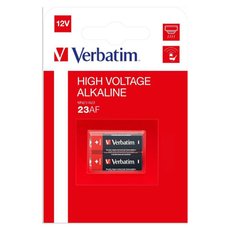 Baterie alkalick, 23AE, AE, 12V, Verbatim, blistr, 2-pack, 49940