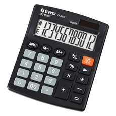 Eleven Kalkulaka SDC-812NR, ern, stoln, dvanctimstn, duln napjen