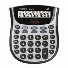 Rebell Kalkulaka RE-ERGO 10 BX, ed, stoln, desetimstn