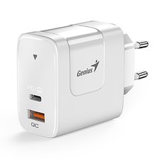 Genius Sov adaptr 65W, 2 porty, USB-C, USB-A, PD-65AC