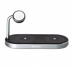 Verbatim, Duln nabjec podloka 3 v 1, pro dva telefony iPhone a hodinky Apple Watch, ern, 9V,