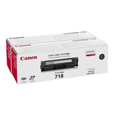 Canon originln toner CRG718, 2662B017, black, 6800str., Dual pack, 2ks