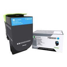 Lexmark originln toner 71B0020, cyan, 2300str., DOPRODEJ