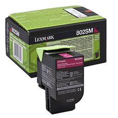 Lexmark originln toner 80C2SME, magenta, 2000str.