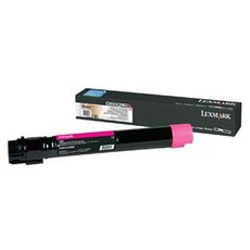 Lexmark originln toner C950X2MG, magenta, 22000str.