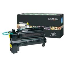 Lexmark originln toner X792X1YG, yellow, 20000str., return