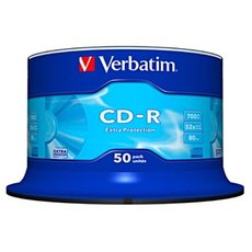 Verbatim CD-R, 43351, Extra Protection, 50-pack, 700MB, 52x, 80min., 12cm, bez monosti potisku, spi