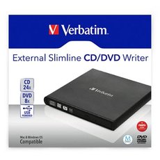 Verbatim 98938, extern CD/DVD mechanika, rychlost CD(24x) DVD (8x) technologie MDISC (tm)