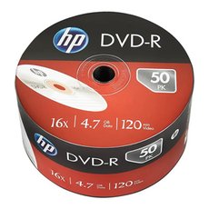 HP DVD-R, 69303, 4.7GB, 16x, bulk, 50-pack, 12cm, pro archivaci dat