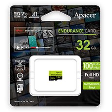 Apacer pamov karta Endurance, 32GB, micro SDHC, AP32GEDM0D05-R, UHS-I U3 (Class 10), V30, A1