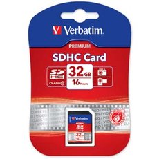 Verbatim pamov karta Secure Digital Card Premium U1, 32GB, SDHC, 43963, UHS-I U1 (Class 10)