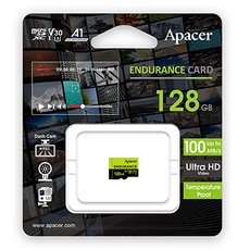 Apacer pamov karta Endurance, 128GB, micro SDXC, AP128GEDM1D05-R, UHS-I U3 (Class 10), V30, A1