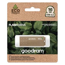 Goodram USB flash disk, USB 3.0, 16GB, UME3 ECO FRIENDLY, hnd, UME3-0160EFR11, USB A, s krytkou