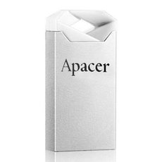 Apacer USB flash disk, USB 2.0, 32GB, AH111, stbrn, AP32GAH111CR-1, USB A