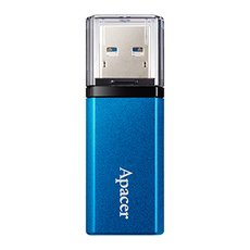 Apacer USB flash disk, USB USB 3.2 Gen1, 256GB, AH25C, modr, AP256GAH25CU-1, USB A, s krytem
