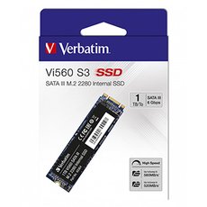 Intern disk SSD Verbatim intern M.2 SATA III, 1000GB, 1TB, Vi560, 49364, 560 MB/s-R, 520 MB/s-W