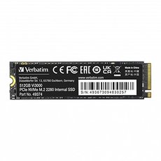 SSD Intern Verbatim Vi3000 M.2, 49374, 512GB, ern, 3300 MB/s-R, NVMe, 2500 MB/s-W