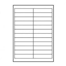 Logo etikety 100mm x 23mm, A4, matn, bl, 24 etikety, 140g/m2, baleno po 25 ks, pro inkoustov a l