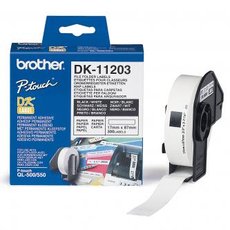 Brother paprov ttky 17mm x 87mm, bl, 300 ks, DK11203, pro tiskrny ady QL