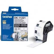 Brother paprov ttky 23mm x 23mm, bl, 1000 ks, DK11221, pro tiskrny ady QL