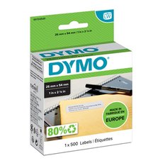 Dymo paprov ttky 54mm x 25mm, bl, pro zpten adresu, 500 ks, 11352, S0722520