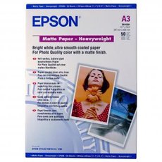 Epson Matte Paper Heavyweight, C13S041261, foto papr, matn, siln typ bl, Stylus Photo 1270, 129