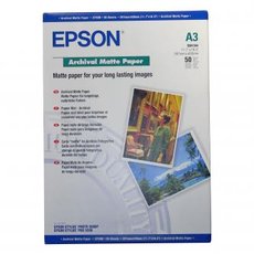 Epson Archival Matte Paper, bl, 50, ks C13S041344, pro inkoustov tiskrny, 297x420mm (A3), A3, 19