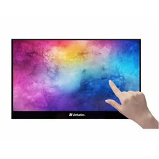 Verbatim penosn dotykov monitor, PMT-17, 17.3&quot;, Full HD (1920x1080), 60Hz, ern