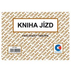 Kniha jzd ET310, A6, 3x52list,3ks, cena za 1ks, Balouek