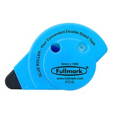 Lepic roller permanent, fluorescentn modr, 6mm x 18m, Fullmark
