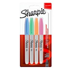 Sharpie, popisova Fine, mix barev, 4ks, 0.9mm, permanentn, blistr