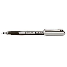 Centropen, liner 4721, ern, 10ks, 0.3mm, jemn plastov hrot v kovov objmce, cena za 1ks