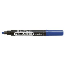 Centropen, marker 8566, modr, 10ks, 2.5mm, alkoholov bze, cena za 1ks