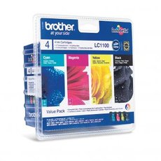 Brother originln ink LC-1100VALBP, CMYK, 450/3x325str., vhodn balen