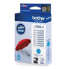 Brother originln ink LC-225XLC, cyan, 1200str.