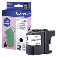 Brother originln ink LC-227XLBK, black, 1200str.